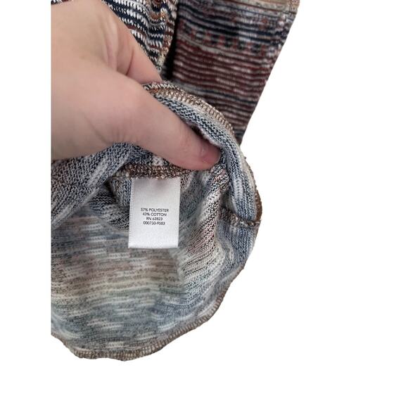 CJ Banks Womens Patterend 3/4 Length Sleeve Sweater Size X - Picture 5 of 5